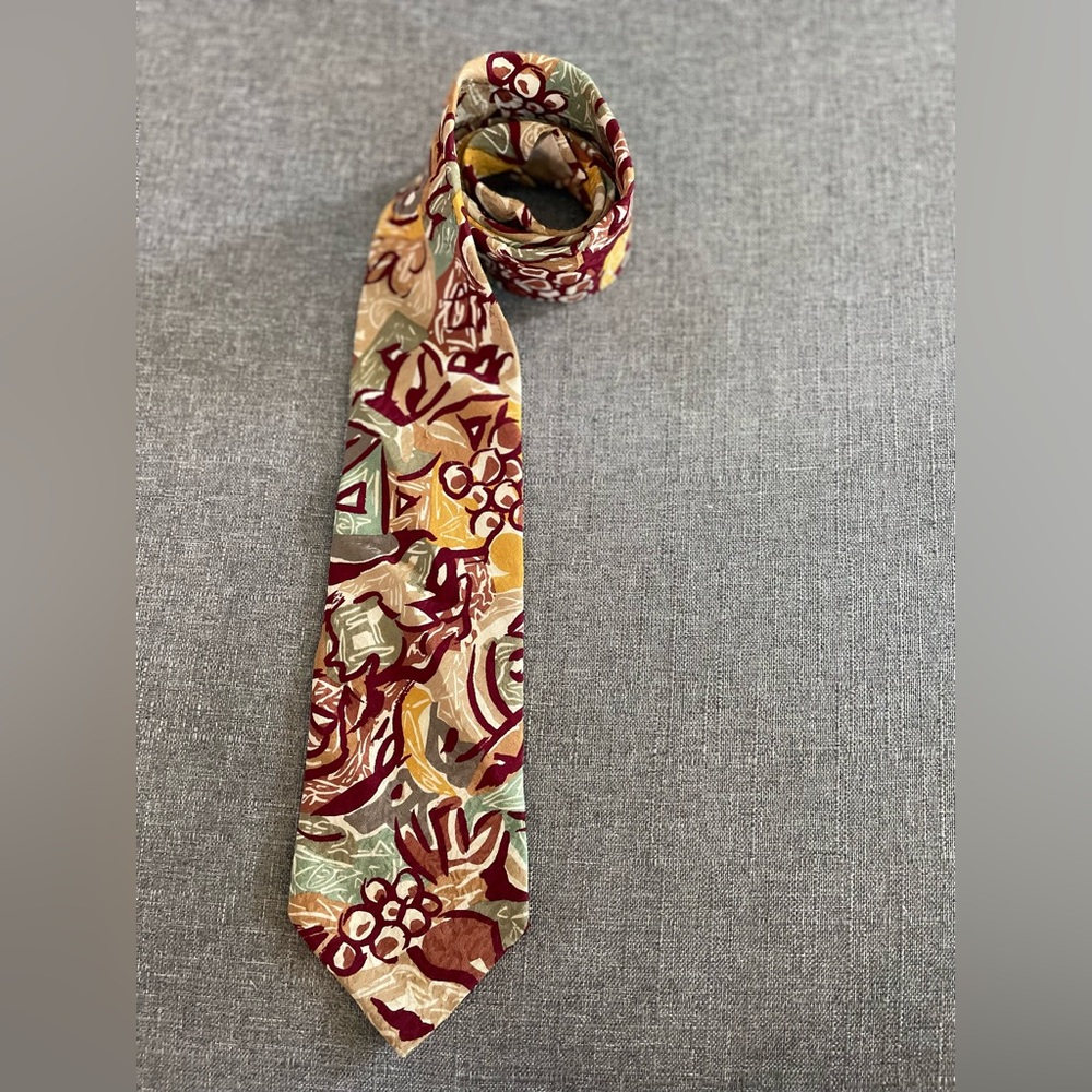 🍀3 FOR $15🍀 | Gianni Vasari | 100% Silk | Mens Tie| Graphic | Italy